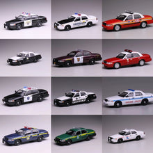 Load image into Gallery viewer, 1:64 596 State Patrol Police Crown Victoria CV Model Diecast Metal Car New Collection