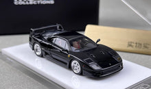 Load image into Gallery viewer, MY64 1:64 Black 1999 F40 Classic Racing Sports Model Diecast Resin Car New