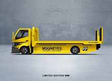 Load image into Gallery viewer, TM 1:64 Mooneyes Beetle H300 Flatbed Trailer Truck Model Diecast Metal Car New Collection