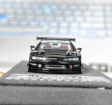 Load image into Gallery viewer, Mortal 1:64 Black Silvia S14 GT Spec V2 Seiji Sports Model Diecast Metal Car