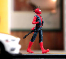 Load image into Gallery viewer, 1:64 Painted Figure Model Miniature Resin Diorama Sand Punk Lady Walking Girl Collection