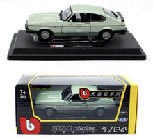 Load image into Gallery viewer, Bburago 1:24 1982 Capri 1600 GT Racing Sports Model Toy Diecast Metal Car BN
