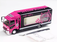 Load image into Gallery viewer, GCD 1:64 Pink Fuso Fighter Outriggers Raised Truck Model Diecast Metal Car New Collection