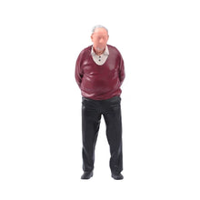 Load image into Gallery viewer, 1:64 Painted Figure Model Miniature Resin Diorama Sand Elderly Old Folks Man
