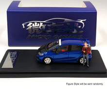 Load image into Gallery viewer, MG 1:64 Blue Carbon JDM Fit GK5 RS Figure Sports Model Diecast Metal Car New Collection