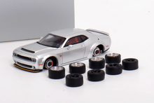 Load image into Gallery viewer, FW 1:64 Silver Demon SRT Challenger Muscle Sports Model Diecast Metal Car New Collection
