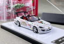 Load image into Gallery viewer, MT 1:64 JDM White S2000 Christmas Sports Model Diecast Metal Car New Collection