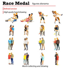 Load image into Gallery viewer, 1:64 Painted Figure Mini Model Miniature Resin Diorama Sand Lovers Couple SET