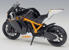 Load image into Gallery viewer, Bburago 1:18 Black 1190 RC8 R KTM Sports Model Diecast Metal Motorcycle New