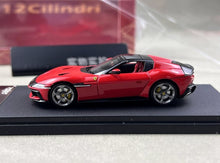 Load image into Gallery viewer, PK 1:64 Red 12C Spider Convertible Sports Model Diecast Metal Car New Collection