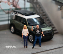 Load image into Gallery viewer, 1:64 Painted Figure Miniature Mini Resin Model Diorama Rock Man and Woman Set