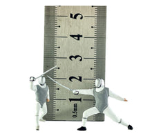 Load image into Gallery viewer, 1:64 Painted Figure Mini Model Miniature Resin Diorama Fencing Athlete Fencer