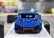 Load image into Gallery viewer, KR 1:64 Blue LBWK GTR R35 #12 Cute Q Sports Model Diecast Resin Car New Collection