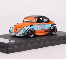 Load image into Gallery viewer, HKM 1:64 RWB Gulf Beetle VW Convertible #1 Sports Model Diecast Metal Car New