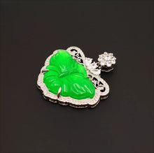 Load image into Gallery viewer, Nature Jade Green Butterfly Pendant Necklace Gift Jewelry charm Blessing Lucky