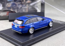 Load image into Gallery viewer, DCM 1:64 Blue VIP C63S AMG S205 Wagon Touring Sports Model Diecast Metal Car