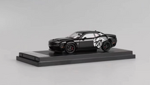 Load image into Gallery viewer, SH 1:64 Black SRT Hellcat Muscle Sports Model Diecast Metal Car New Collection