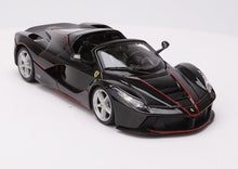 Load image into Gallery viewer, Bburago 1:24 Black Laferrari Aperta Racing Sports Model Toy Diecast Metal Car