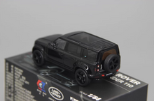 Load image into Gallery viewer, Enchery 1:64 Black 2021 Defender 110 SUV Sports Model Diecast Metal Car New Collection