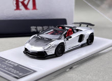 Load image into Gallery viewer, RM 1:64 Silver Aventador LP700-4 LBWK Sports Model Diecast Metal Car New Collection