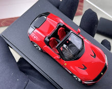 Load image into Gallery viewer, PK 1:64 Red 12C Spider Convertible Sports Model Diecast Metal Car New Collection