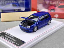 Load image into Gallery viewer, FH 1:64 Blue VW Golf GTI MK4 2 Doors Coupe Sports Model Diecast Metal Car New