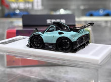 Load image into Gallery viewer, 1:64 YM Blue 760 LH Mini Cute Q Sports Model Diecast Resin Car New Collection