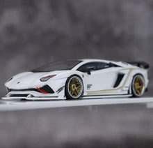 Load image into Gallery viewer, RW 1:64 HEC White Aventador S Racing Sports Model Diecast Metal Car New Collection