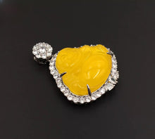 Load image into Gallery viewer, Nature Jade Laughing Buddha Pendant Necklace Gift Jewelry charm Blessing New G