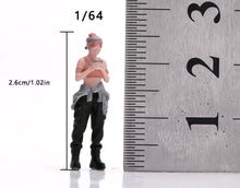 Load image into Gallery viewer, 1:64 Painted Figure Model Miniature Resin Sand Diorama Car Repair Girl Worker