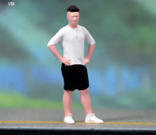 Load image into Gallery viewer, 1:64 Painted Figure Model Miniature Resin Diorama Sand Man Standing Casual Suit New Collection