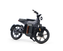 Load image into Gallery viewer, XCARTOYS 1:24 Black Niu SQi Electromobile Sports Bike Bicycle Model Toy Metal