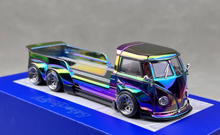Load image into Gallery viewer, Liberty 1:64 VW T1 6x6 Flatbed Tow Truck Sports Model Diecast Metal Car New