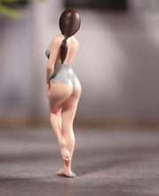 Load image into Gallery viewer, 1:64 Painted Figure Model Miniature Resin Diorama Sand Sexy Swimming Suit Girl New
