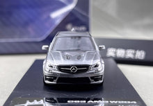 Load image into Gallery viewer, King 1:64 Gray C63 AMG W204 Sedan Sports Model Diecast Metal Car New Collection