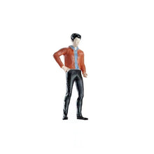Load image into Gallery viewer, 1:64 Painted Figure Mini Model Miniature Resin Diorama Sand Leather Jacket Man