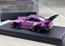 Load image into Gallery viewer, SW 1:64 Purple RWB 993 Big Spoiler Classic Sports Model Diecast Metal Car New Collection