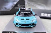 Load image into Gallery viewer, King 1:64 Blue LB Huracan GT Racing Sports Model Diecast Metal Car New Collection