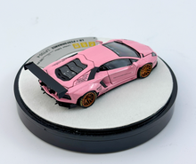 Load image into Gallery viewer, PGM 1:64 Pink LBWK Aventador LP700-4 Round Sports Model Diecast Metal Car New Collection