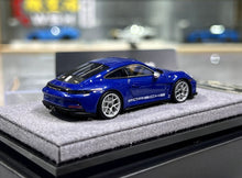 Load image into Gallery viewer, 1:64 DPM Albert Blue 911 992 ST Sports Model Diecast Resin Car New Collection