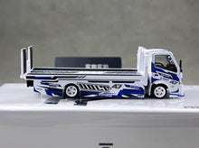 Load image into Gallery viewer, Supcar 1:64 White H300 Flatbed Trailer Truck Model Diecast Metal Car New Collection