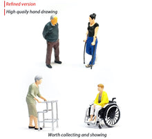 Load image into Gallery viewer, 1:64 Painted Figure Mini Model Miniature Resin Diorama People Injury Recovering