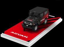 Load image into Gallery viewer, TM 1:64 Advan FJ40 SUV AE86 Flatbed Trailer Sports Model Diecast Metal Car New Collection
