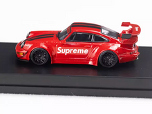 Load image into Gallery viewer, WU 1:64 Red RWB 964 Classic Racing Sports Model Diecast Metal Car New Collection