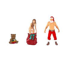 Load image into Gallery viewer, 1:64 Painted Figure Mini Model Miniature Resin Diorama Christmas Santa Girl Gift