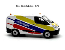 Load image into Gallery viewer, 1:76 National Grid Transporter Transit Van Model Diecast Metal Car New