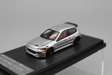 Load image into Gallery viewer, SW 1:64 JDM Silver EG6 Civic R Hatchback Sports Model Diecast Metal Car New