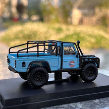 Load image into Gallery viewer, Master 1:64 Defender 110 Pickup Truck Gulf SUV Model Diecast Metal Car