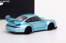 Load image into Gallery viewer, TPC 1:64 Ice Blue RWB 993 Classic Racing Sports Model Diecast Metal Car New Collection