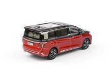 Load image into Gallery viewer, XCARTOYS 1:64 Red Black Hongqi HQ9 MPV Mini Van Model Diecast Metal Car